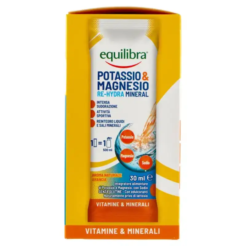 Equilibra Potasiu și Magneziu Re-Hydra Mineral 12 x 30 ml Bax 6 buc.